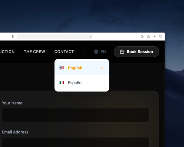 829shots_so Photo Studio Landing Page - Lumina Studio